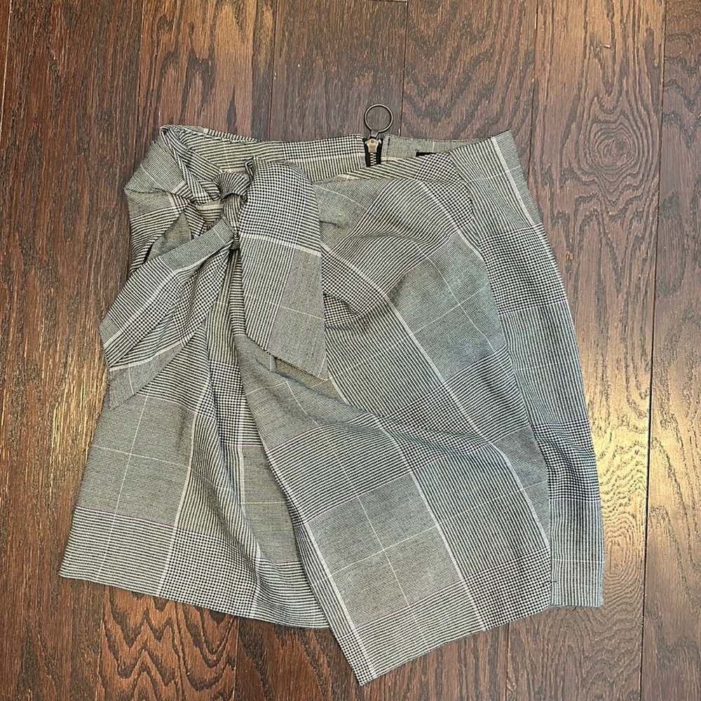Who What Wear Black Pleated Skirt